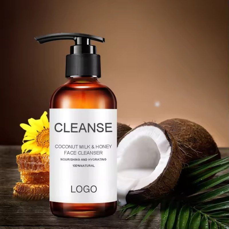 Limpeza Facial Natural Anti Envelhecimento com Aminoácidos, Antirrugas e Limpeza Profunda dos Poros para Todos os Tipos de Pele