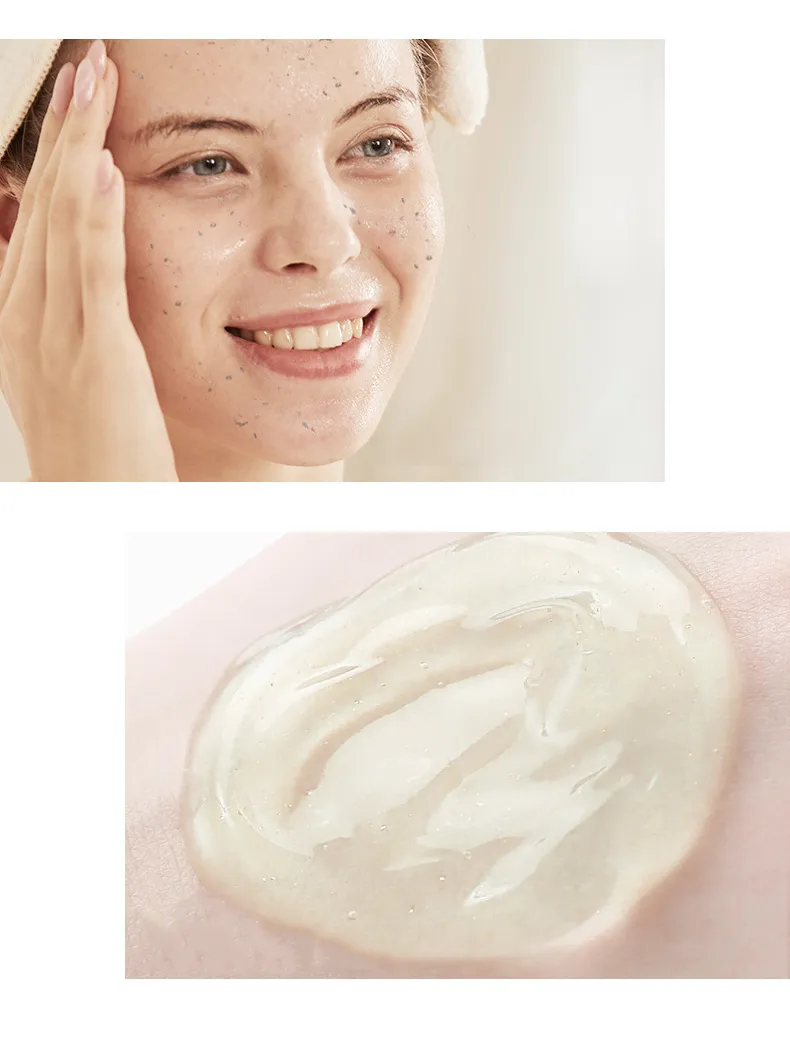 Gel de Limpeza Esfoliante Nutritivo Clareador para Todos os Tipos de Pele