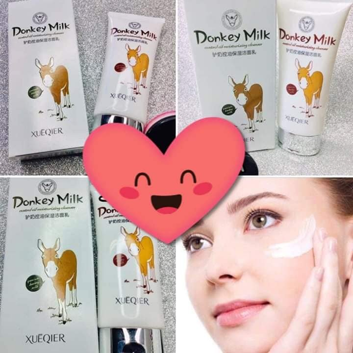 Limpeza Facial Hidratante de Leite de Burra de Alta Qualidade, Não Apertado, Vendas Quentes, Limpador de Poros