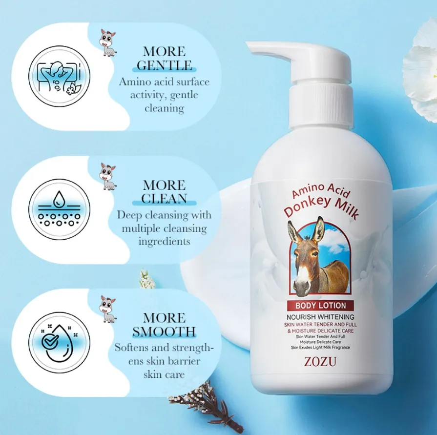 Creme Facial Hidratante Antienvelhecimento Clareador e Iluminador com Leite de Burra