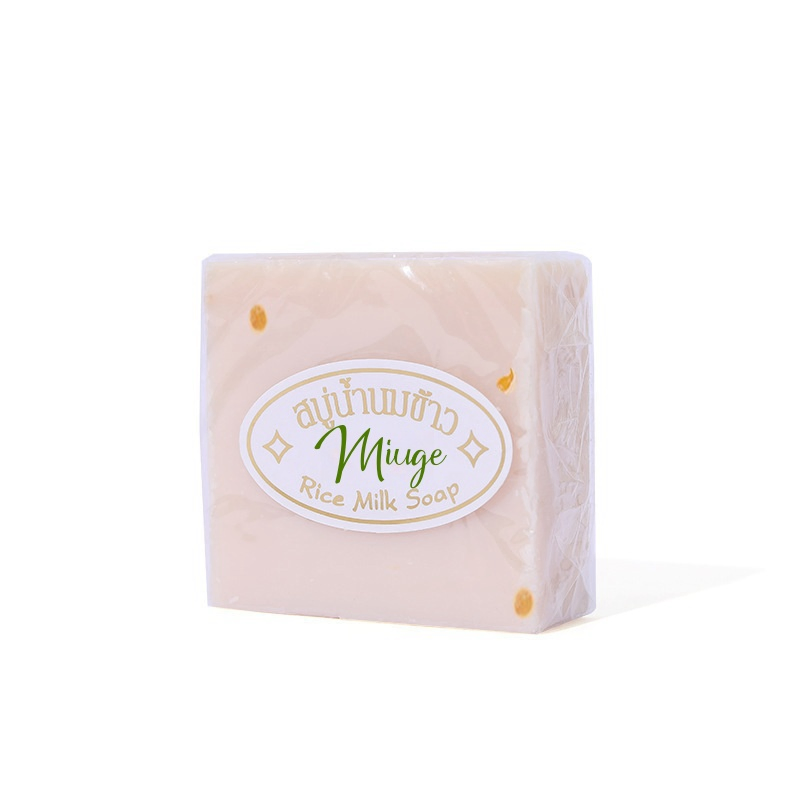 Miuge Rice Milk SOAP Bar original feito à mão Gluta colágeno para Rosto e corpo
