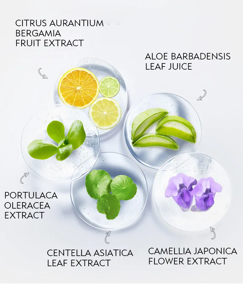 Gel de Limpeza Esfoliante Nutritivo Clareador para Todos os Tipos de Pele