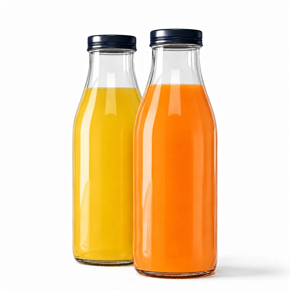 Preço de Fábrica 8oz 250ml Impressão de Logo Quadrado Garrafa de Vidro Vazia para Iogurte Geléia Leite para Suco