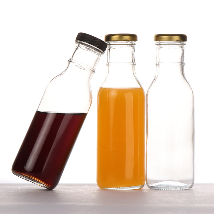 Atacado de Fábrica 100ml 200ml 250ml Garrafa de Vidro Vazia Sem Chumbo para Iogurte Gelatina Leite para Suco