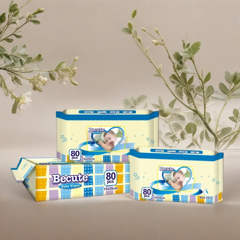 Toalhetes de Limpeza Sem Fragrância para Pele Sensível