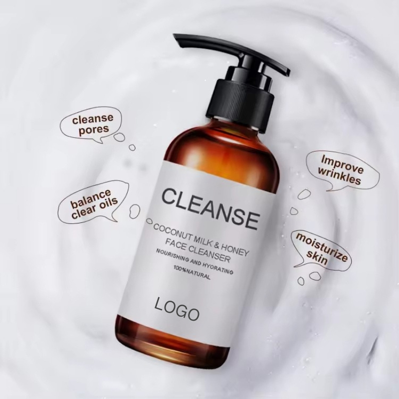 Limpeza Facial Natural Anti Envelhecimento com Aminoácidos, Antirrugas e Limpeza Profunda dos Poros para Todos os Tipos de Pele