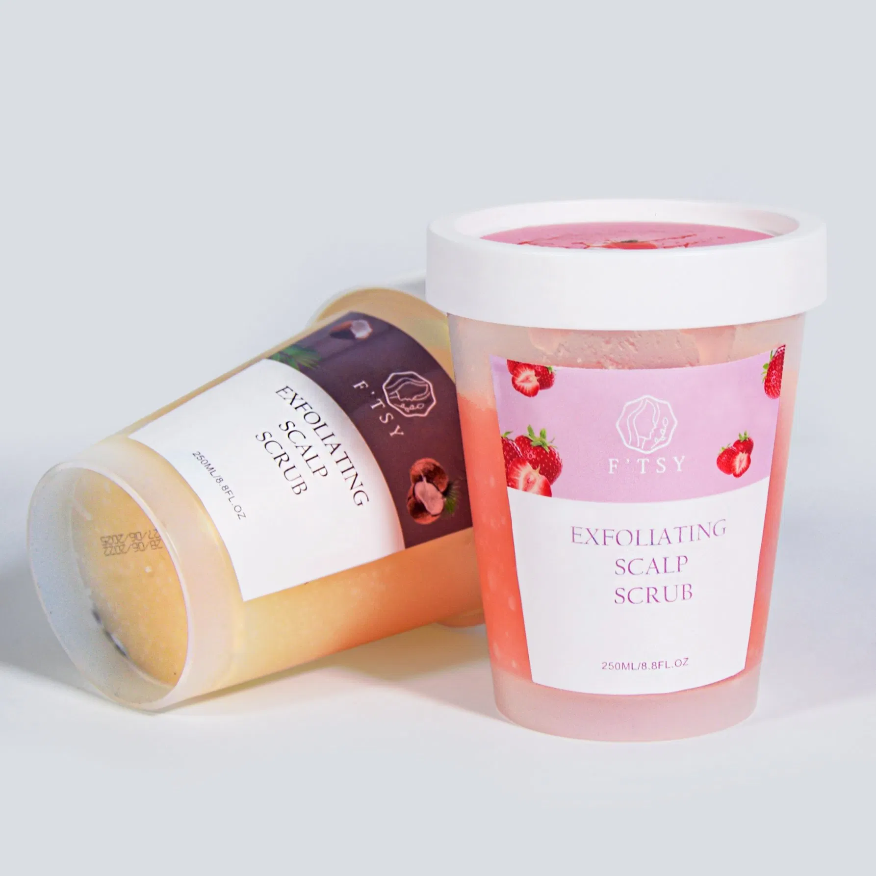 Esfoliante Profundo para Couro Cabeludo de Marca Própria, Shampoo Anti Caspa, Esfoliante Nutritivo para Couro Cabeludo