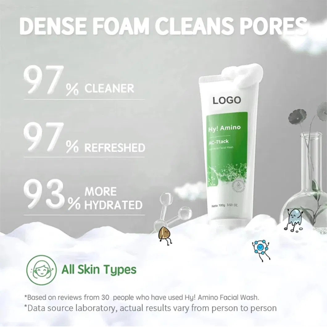 Este limpador facial profundo de ácido salicílico OEM ODM para poros