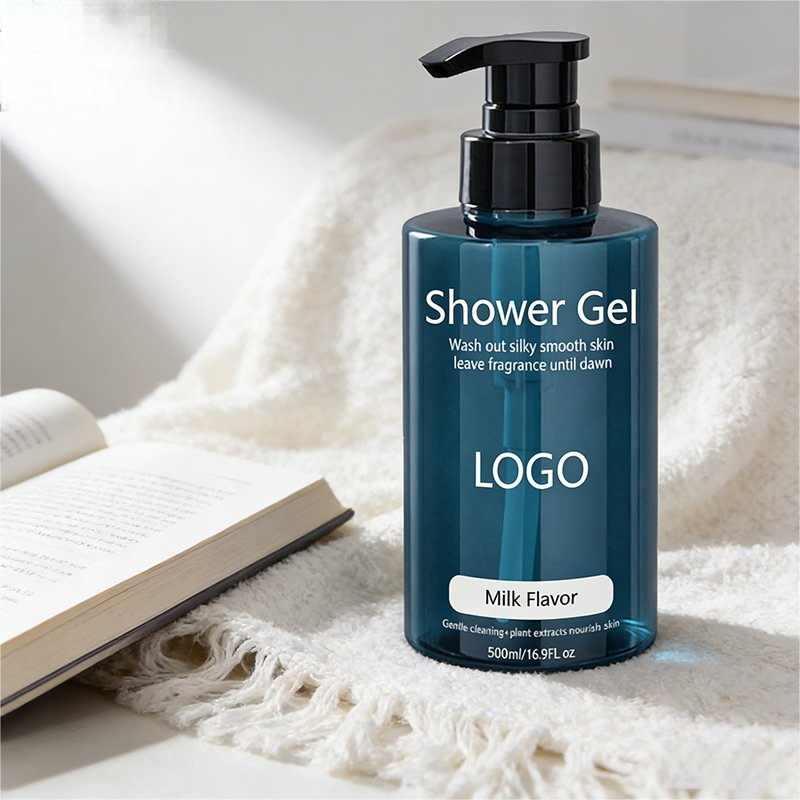 Gentle Exfoliating Nourishing Shower Gel for Gentle Cleansing and Skin Brightening