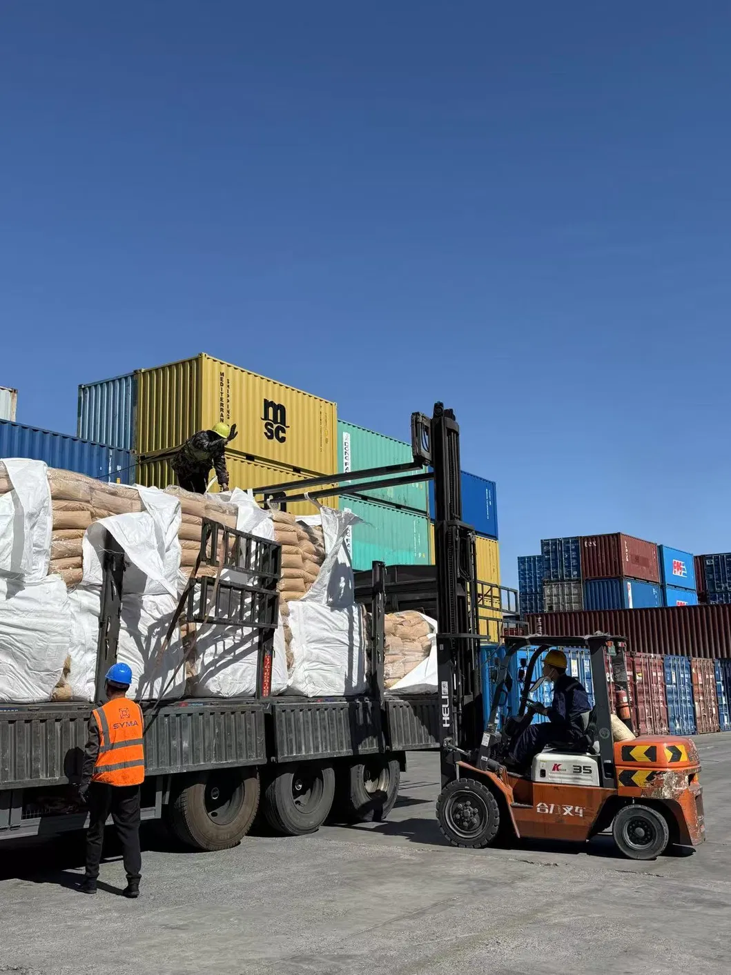 Armazenamento de Sacos de Leite em Pó