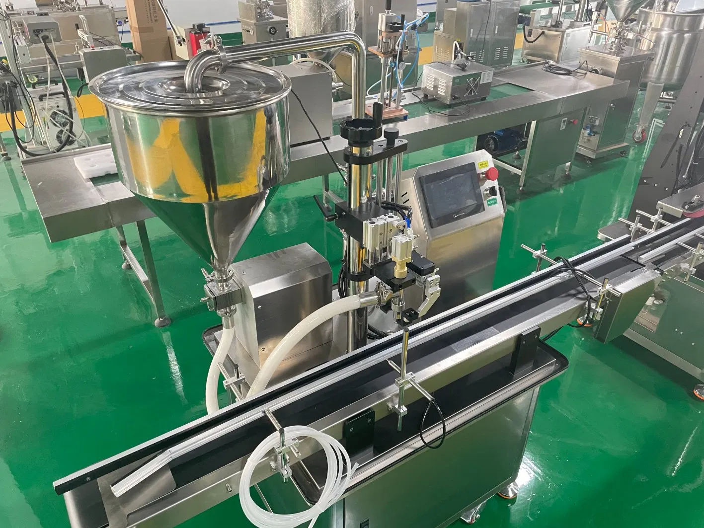 Série de Creme Corporal Totalmente Automático com Máquina de Enchimento de Cabeça Única com Certificação ISO