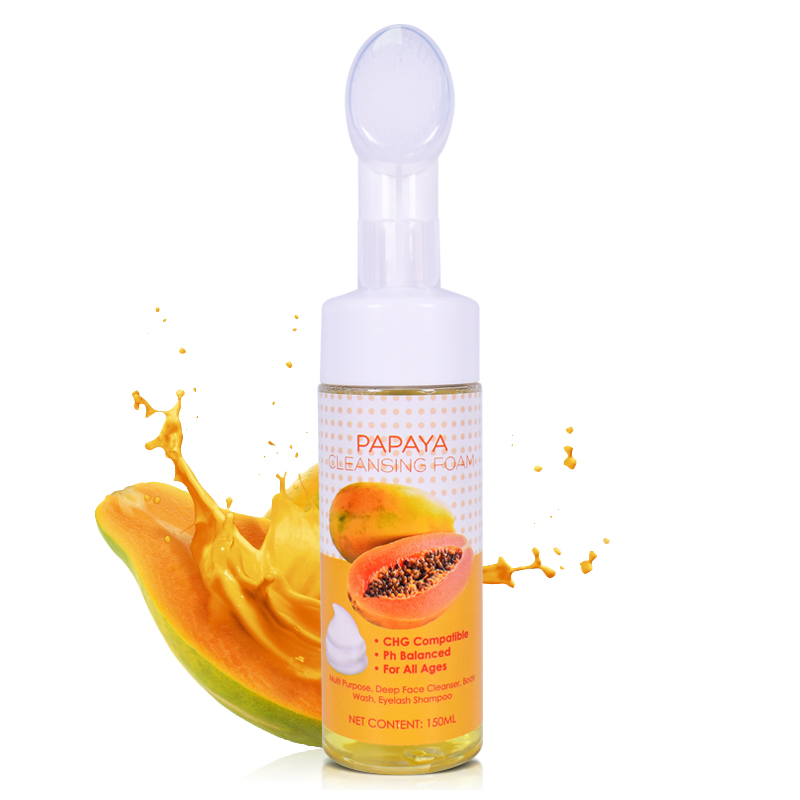 Leite de Limpeza Coreano Espuma de Limpeza Facial Etiqueta Privada Orgânico Clareador Lavagem Facial Limpador Facial