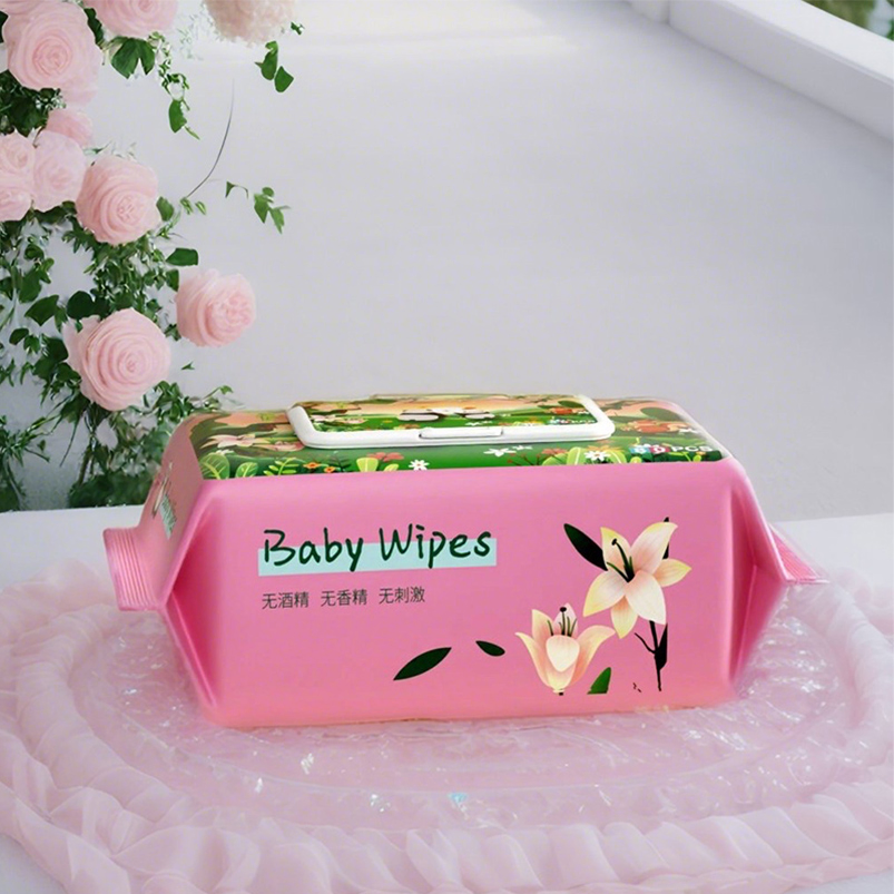 Toalhetes de Limpeza Orgânicos para Bebês Premium Personalizados Biodegradáveis 99.9% Água Purificada Sem Álcool