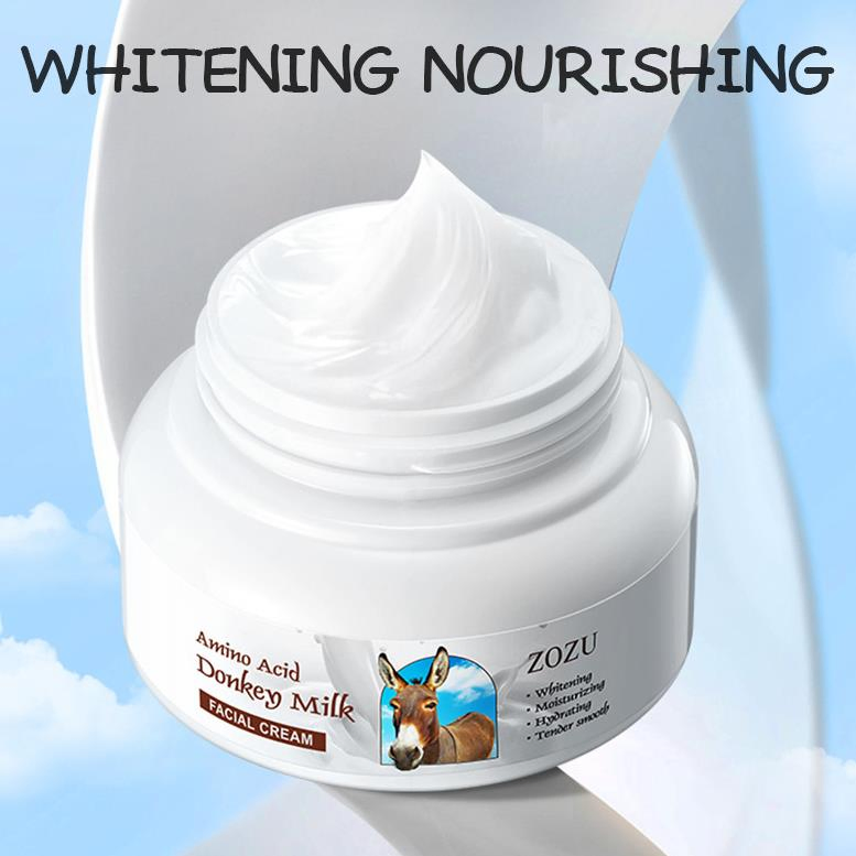Creme Facial Hidratante Antienvelhecimento Clareador e Iluminador com Leite de Burra para Manchas Escuras e Clareamento da Pele - Vendas por Atacado e Varejo Online