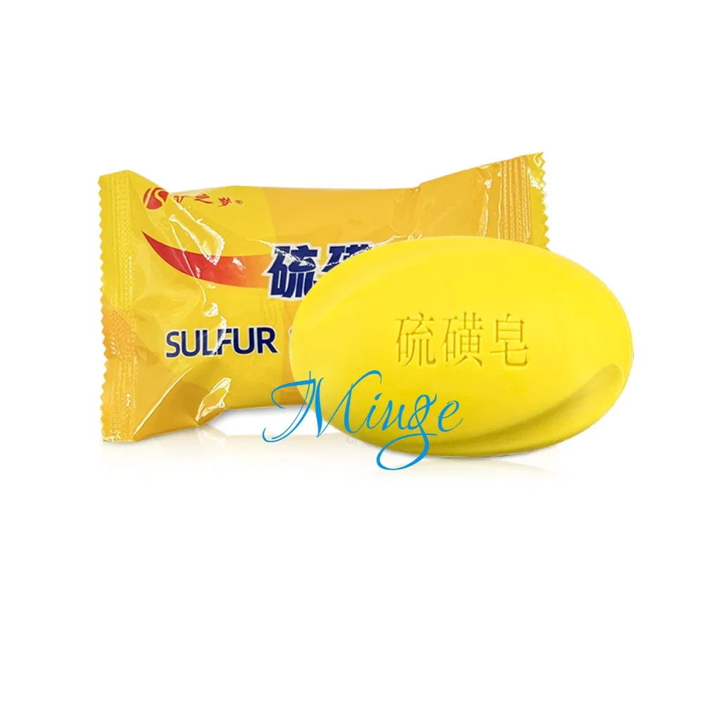 Sabonete de Enxofre Original para Cuidados com a Pele do Corpo, Sabonetes Artesanais para Limpeza e Revitalização da Pele do Corpo