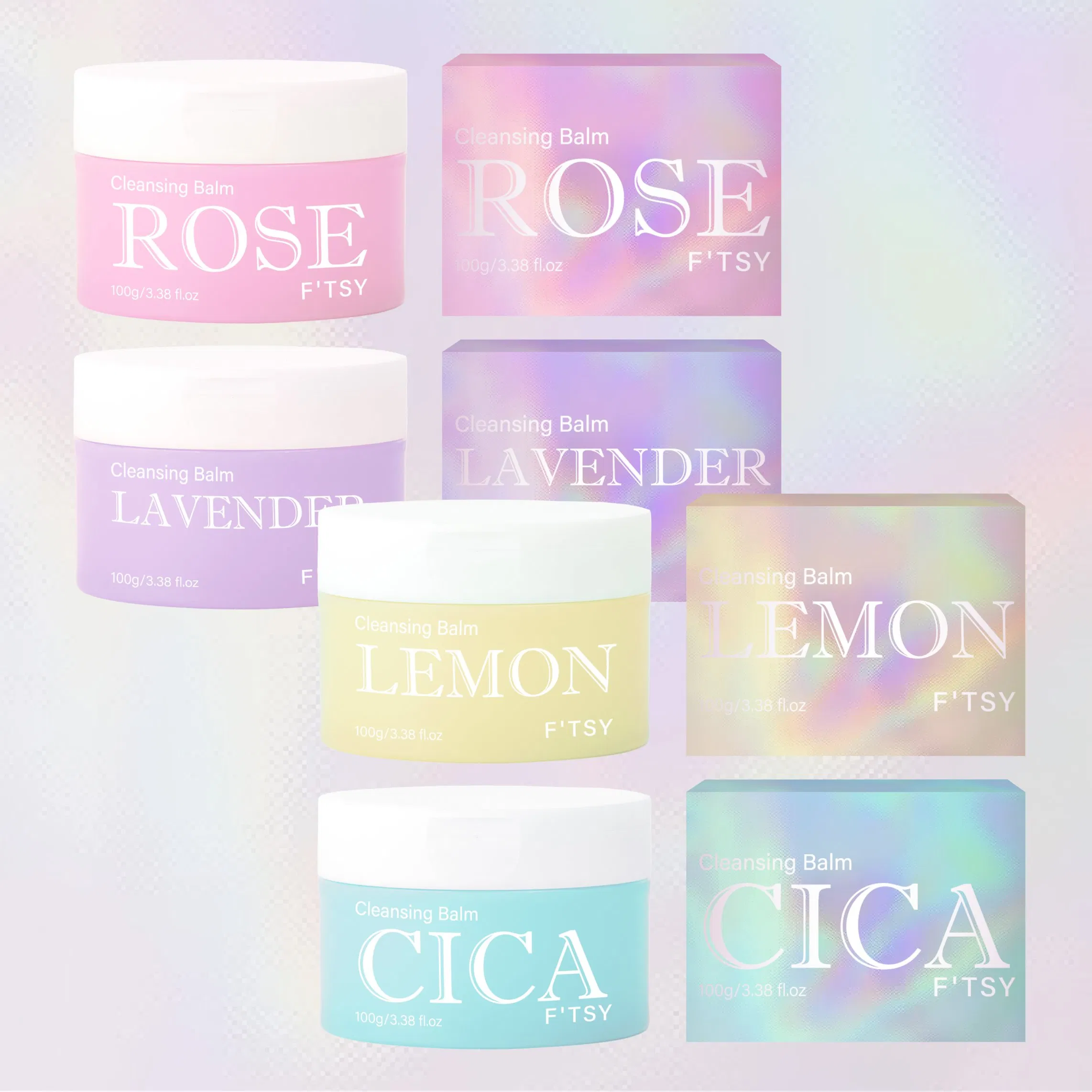 Balm Removedor de Maquiagem de Limão de Marca Própria Nourishing 2 em 1 Balm de Limpeza para o Rosto