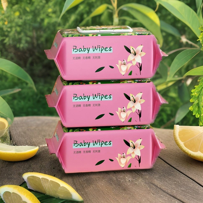 Toalhas Umedecidas Orgânicas Biodegradáveis Sem Fragrância para Bebês