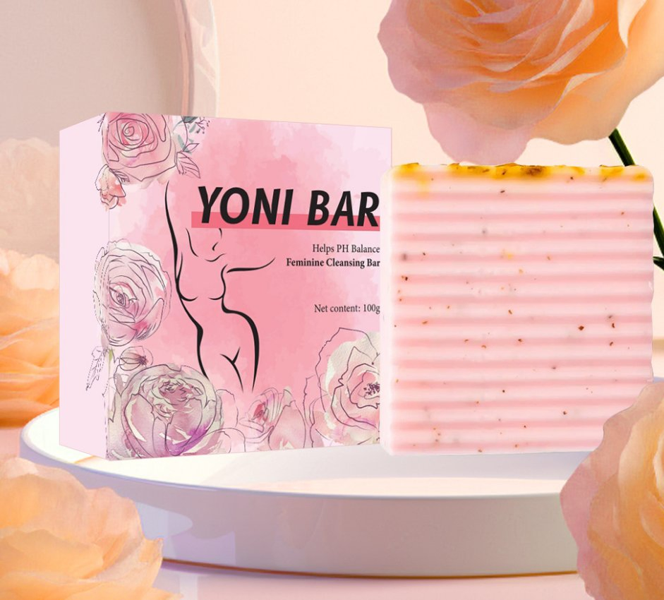 Venda por atacado e varejo online de sabonetes artesanais naturais de rosa Yoni, sabonete de limpeza equilibrado em pH para mulheres, sabonete em barra Yoni para eliminar odores