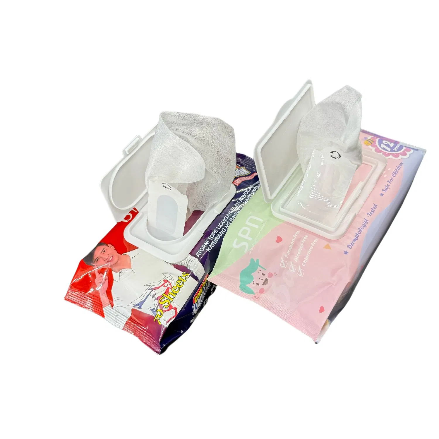 Toalhetes de Limpeza Suaves - Produtos Descartáveis para Bebês Seguros para Pele Sensível