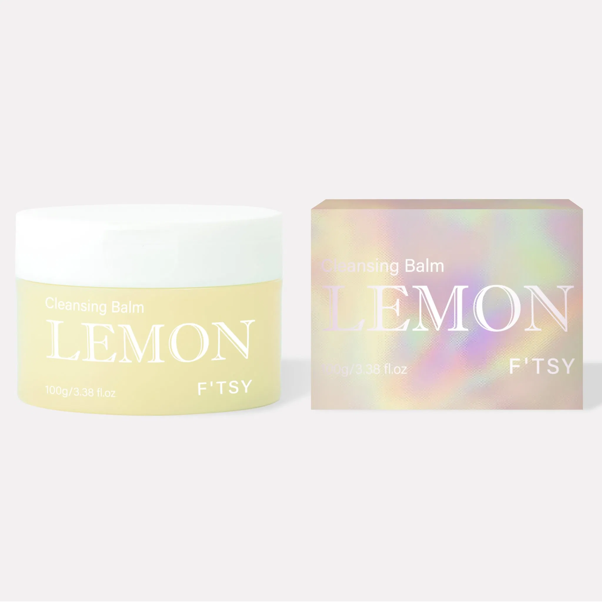 Balm Removedor de Maquiagem de Limão de Marca Própria Nourishing 2 em 1 Balm de Limpeza para o Rosto