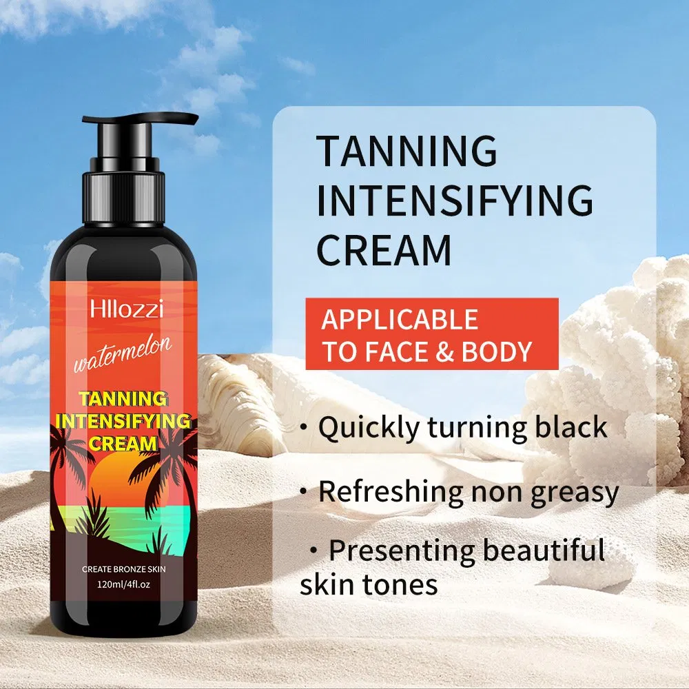 Creme Autobronzeador Hidratante de Fragrância de Melancia para Atacado, Loção Corporal Bronzeadora Sem Sol