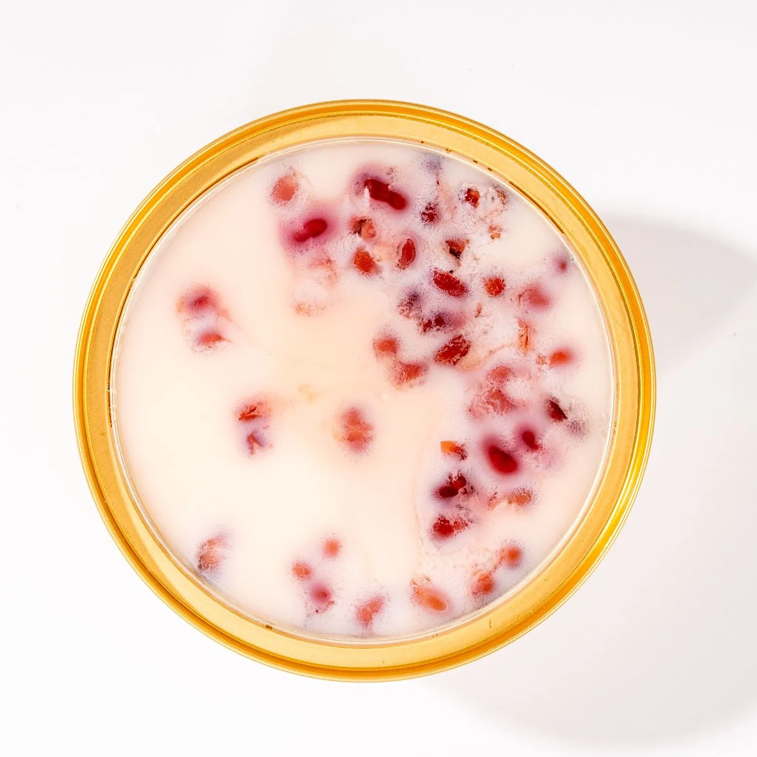 Deliciosa Pudim de Leite com Dupla Pele de Feijão Vermelho para um Doce Prazer