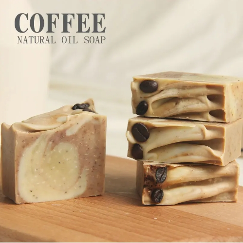 Sabonete Artesanal de Óleo Essencial Natural - Barra de Cuidados com Leite de Cabra, Mel e Rosa Nourishing
