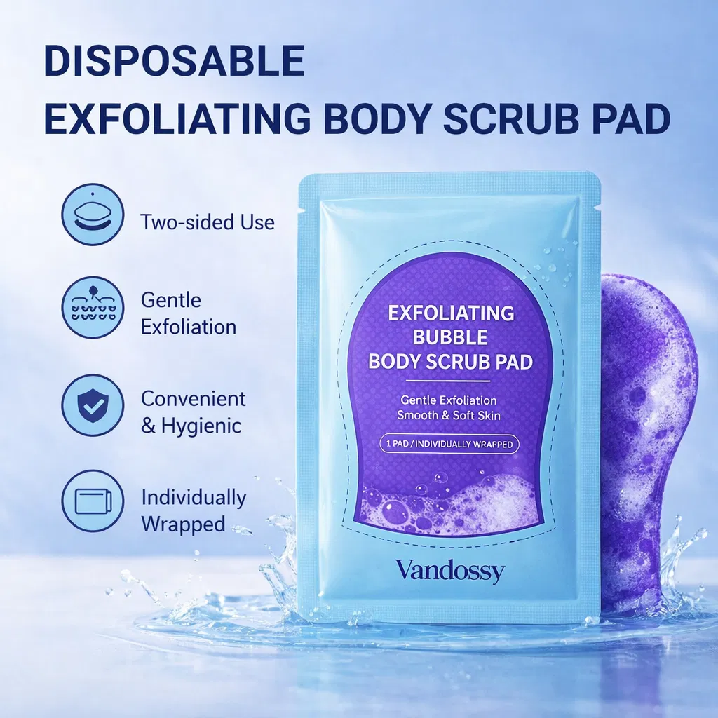 Pano de Esfoliação Bubble Body OEM para Limpeza Profunda