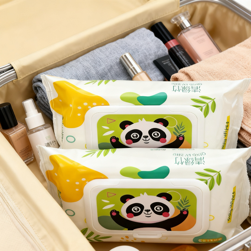 OEM 99.9% Toalhetes Umedecidos para Limpeza de Água Pura para Pele Sensível de Bebê Toalhetes Umedecidos Biodegradáveis 80PCS/Packs Limpeza Umedecida