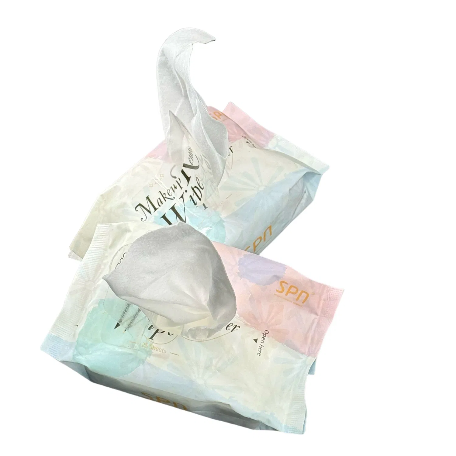 Toalhetes Femininos Naturais Ecológicos para Cuidados com a Pele, Orgânicos, Sem Óleo, Remoção de Maquiagem Facial, Fabricante de Toalhetes Úmidos de Marca Privada