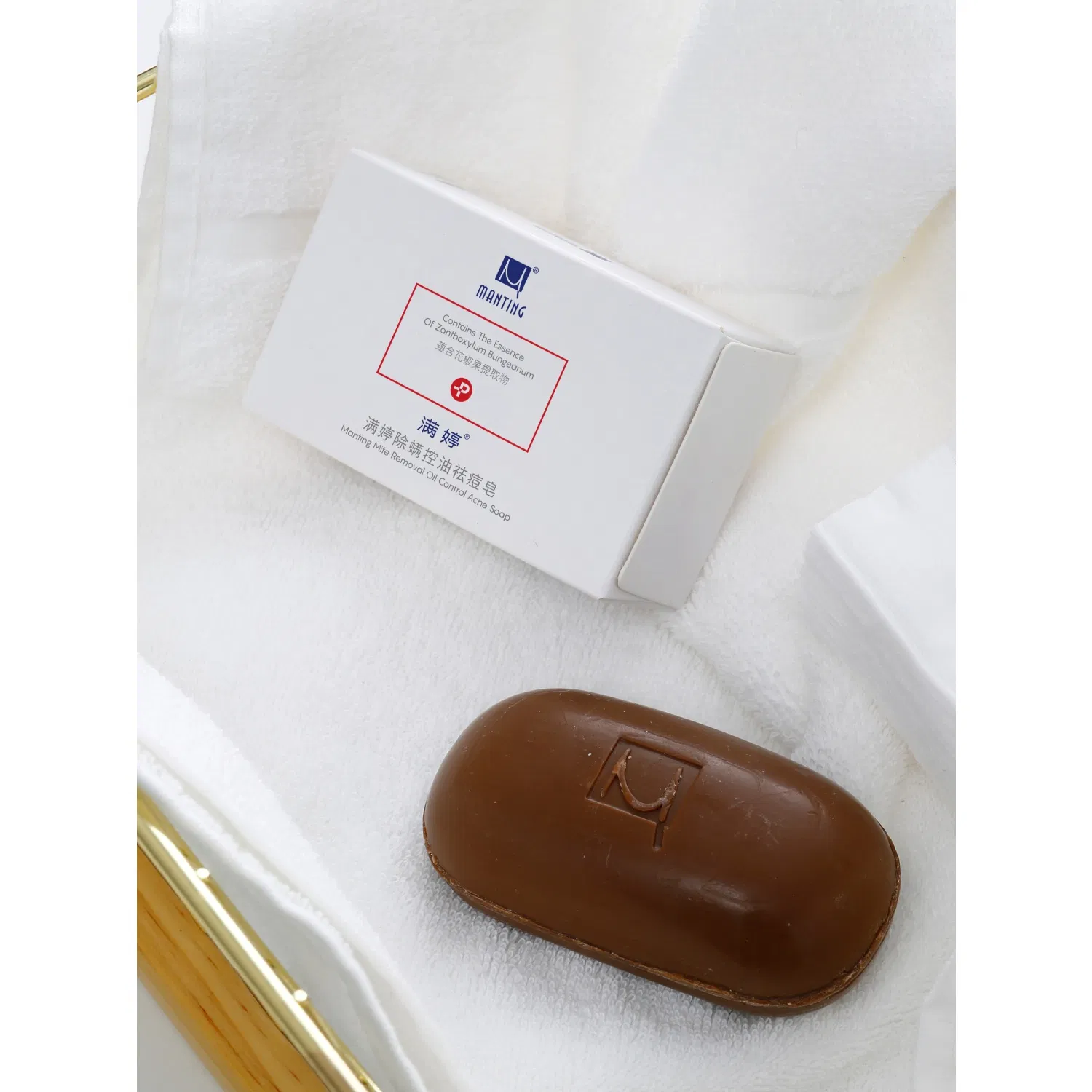 Remova Eficazmente Ácaros Manting Sabonete Antiácaro e Controle de Oleosidade para Limpeza Facial Diária