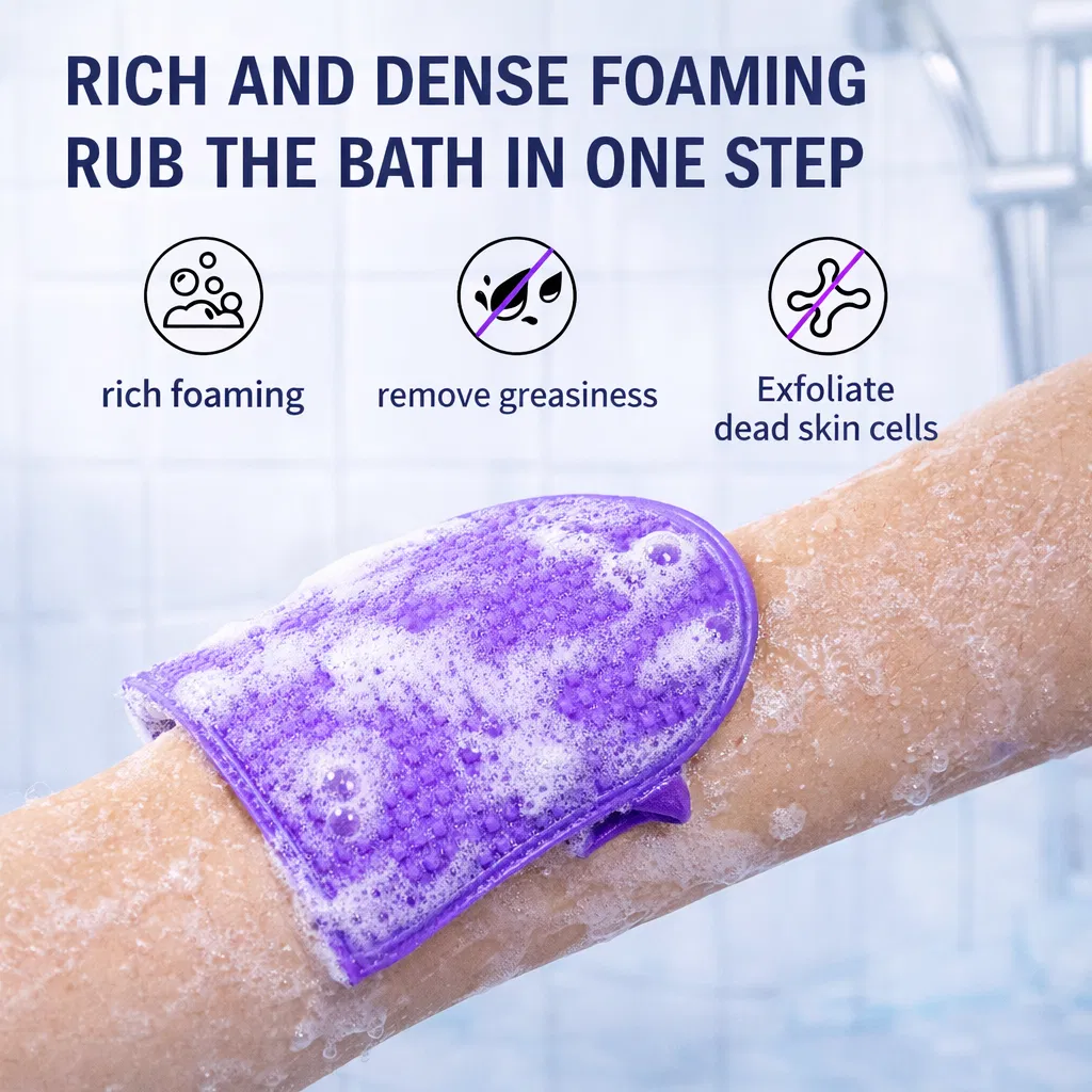 Pano de Esfoliação Bubble Body OEM para Limpeza Profunda