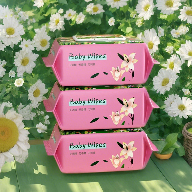 Toalhas Umedecidas Orgânicas Biodegradáveis Sem Fragrância para Bebês