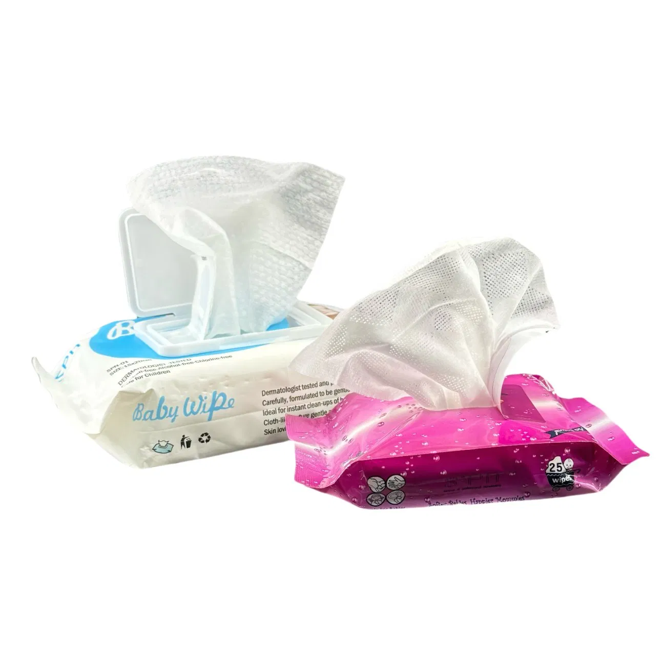 Toalhetes Umedecidos Clinicamente Testados Sem Produtos Químicos Nocivos Ultra Conforto Algodão Desinfetante Suave Limpeza Nutritiva