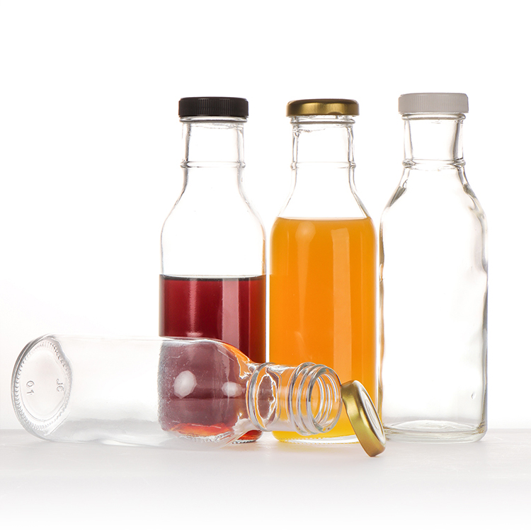 Atacado de Fábrica 100ml 200ml 250ml Garrafa de Vidro Vazia Sem Chumbo para Iogurte Gelatina Leite para Suco