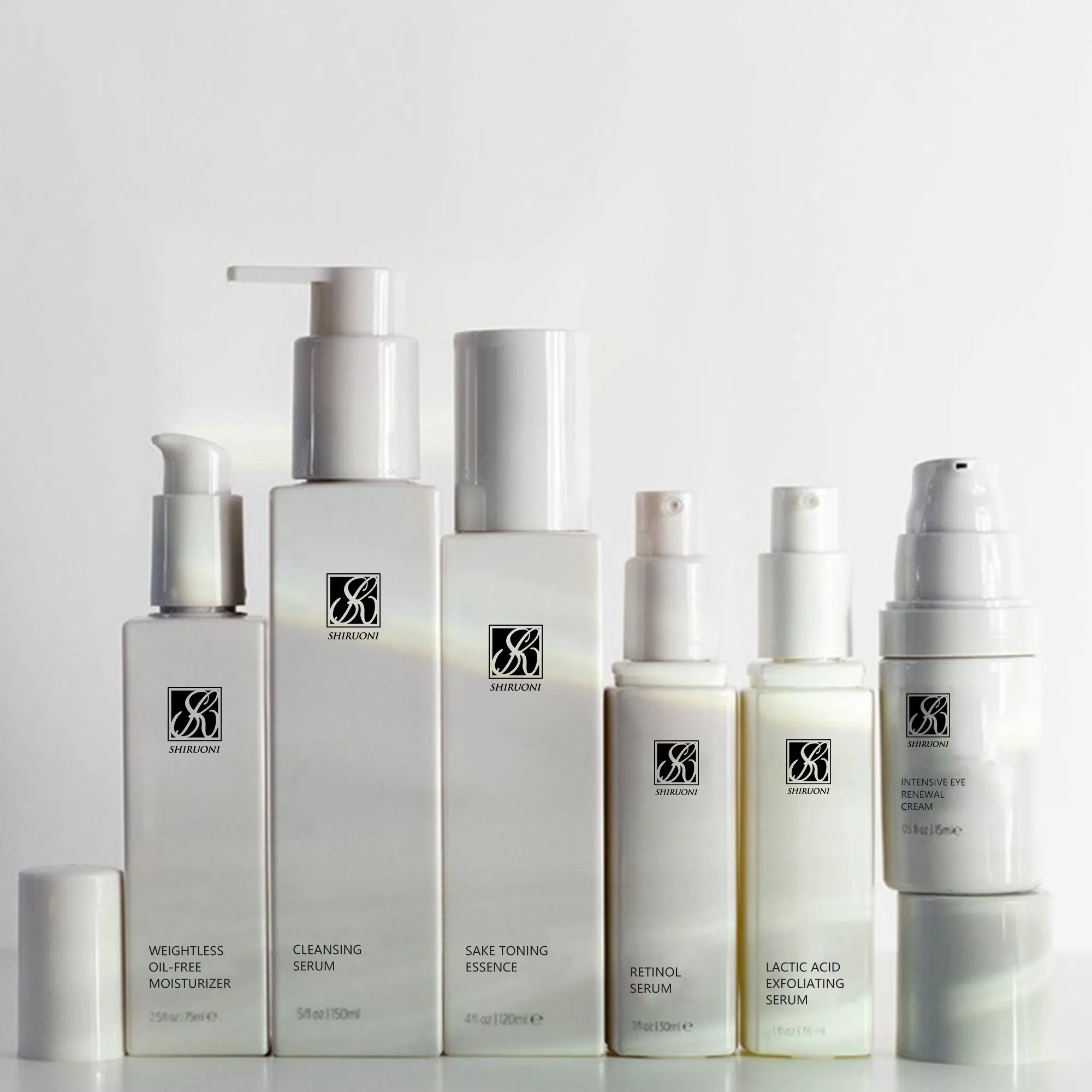 Conjunto de Cuidados com a Pele Coreana Esfoliante Limpeza Sérum Anti-Idade Creme Hidratante