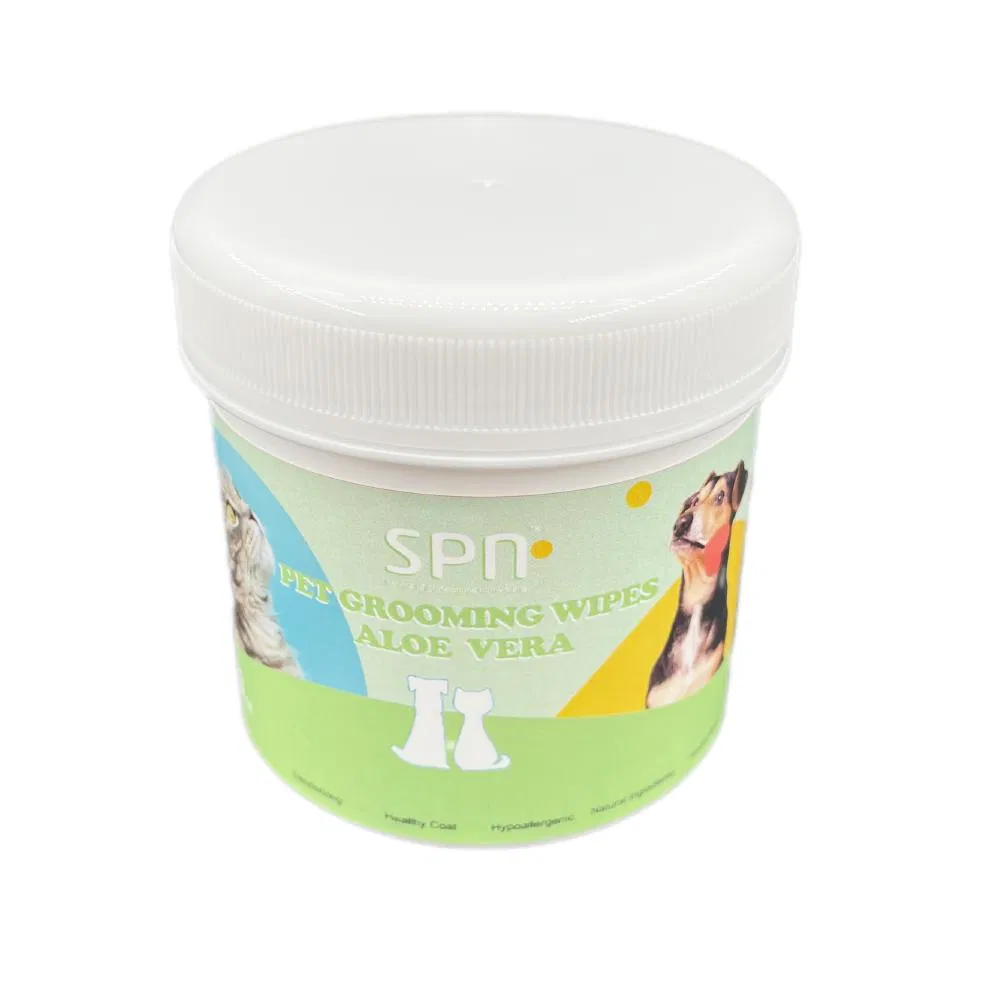 Toalhete Úmido Orgânico para Limpeza e Higiene de Patas, Orelhas, Olhos e Dentes de Cães e Gatos