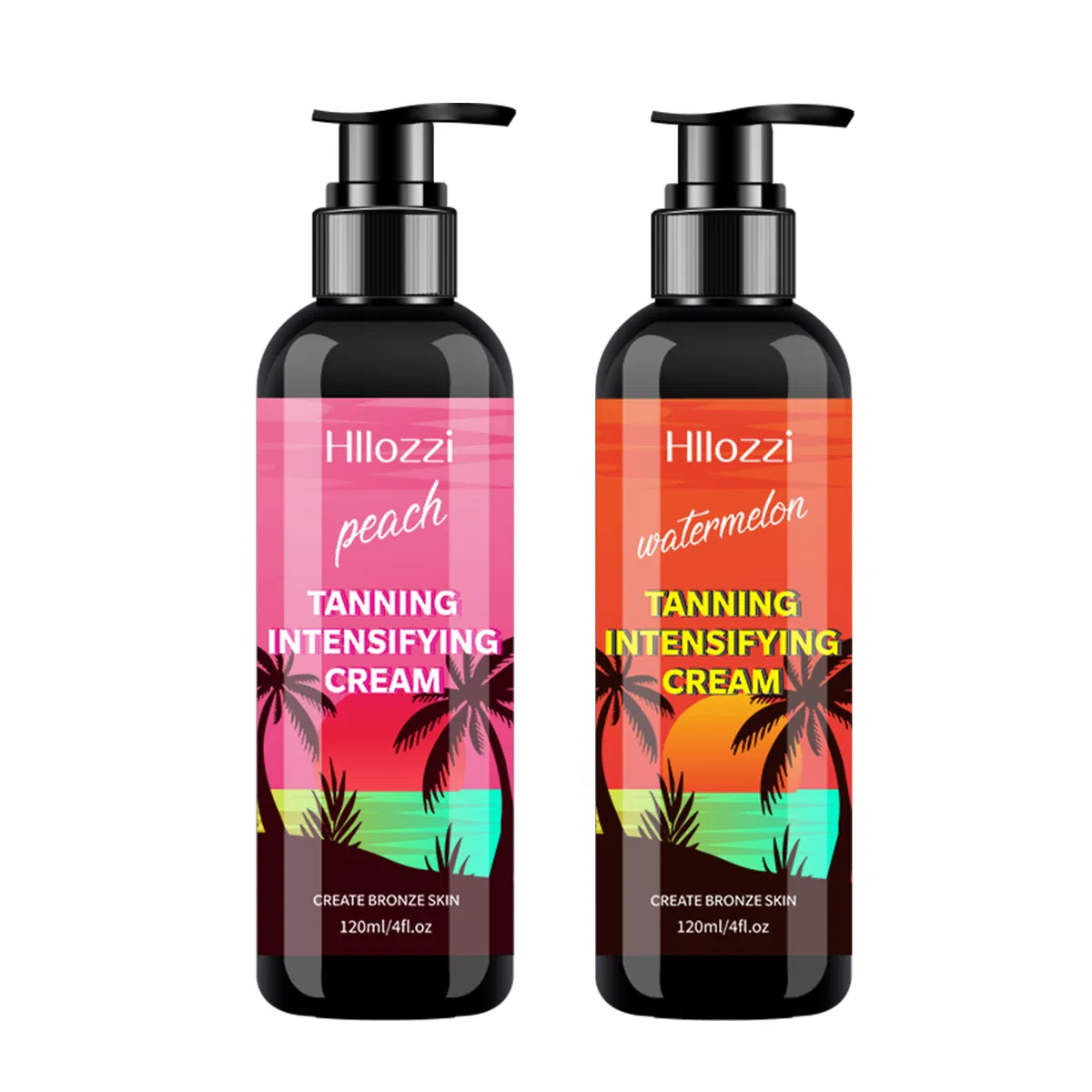 Creme Autobronzeador de Melancia de Marca Própria, Bronzeado Duradouro para a Pele, Loção Corporal Autobronzeadora, Suprimento de Cuidados com a Pele de Salão
