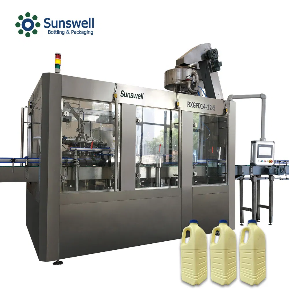 Desempenho Estável Monobloco de Lavagem, Engarrafamento e Tampagem de Leite Aseptic Laban para Bebidas Energéticas e Água com Sabor