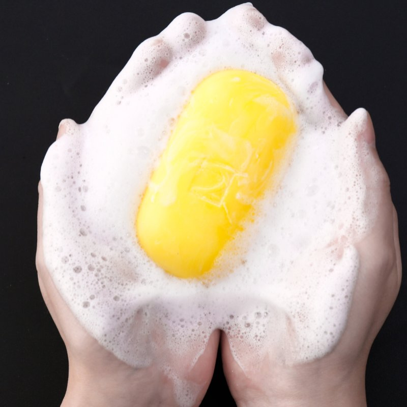 Barra Refrescante de Óleo Essencial para Homens Antiácaro Fórmula de Limpeza Suave para Lavagem do Rosto e Corpo