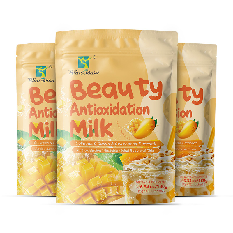 Leite Antioxidante de Beleza com Colágeno Hidrolisado para Elasticidade da Pele