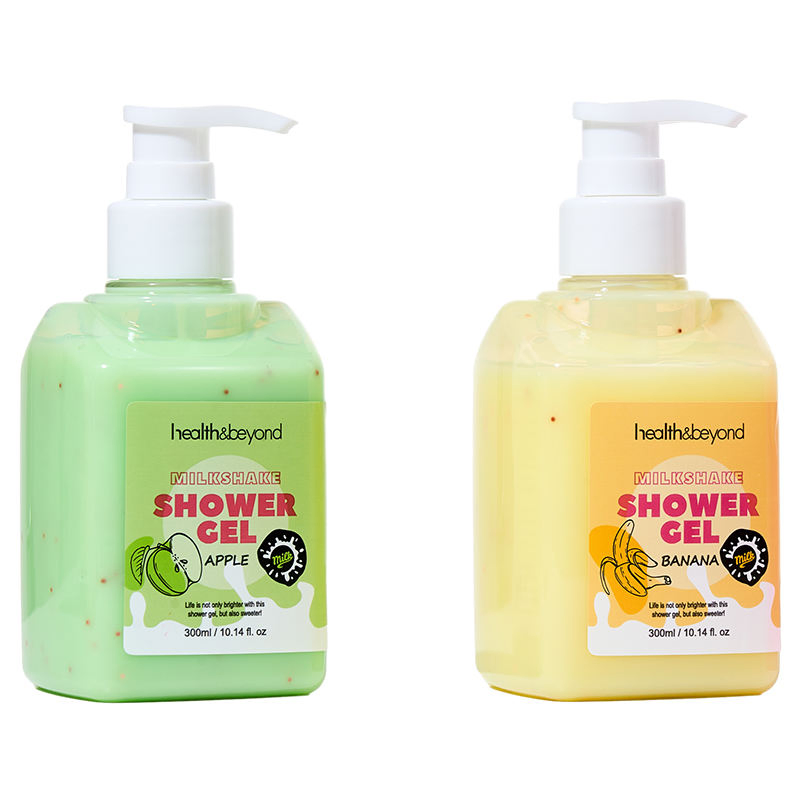Gel de Duche Banana Cherry Green de 300 ml para leite de fruta da Apple Fabricação
