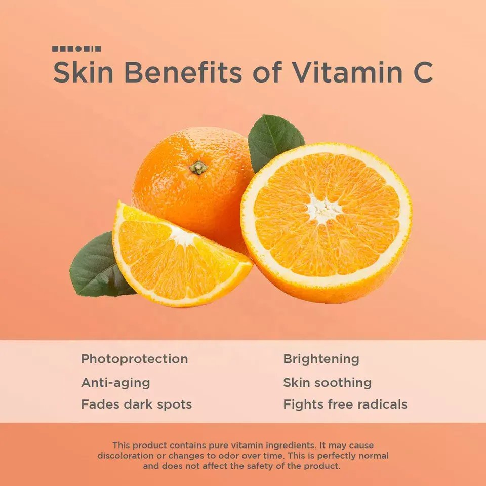 Pó de limpeza facial esfoliante enzimático de vitamina C personalizado OEM para pele oleosa, hidratante, controle de acne, espuma para mulheres