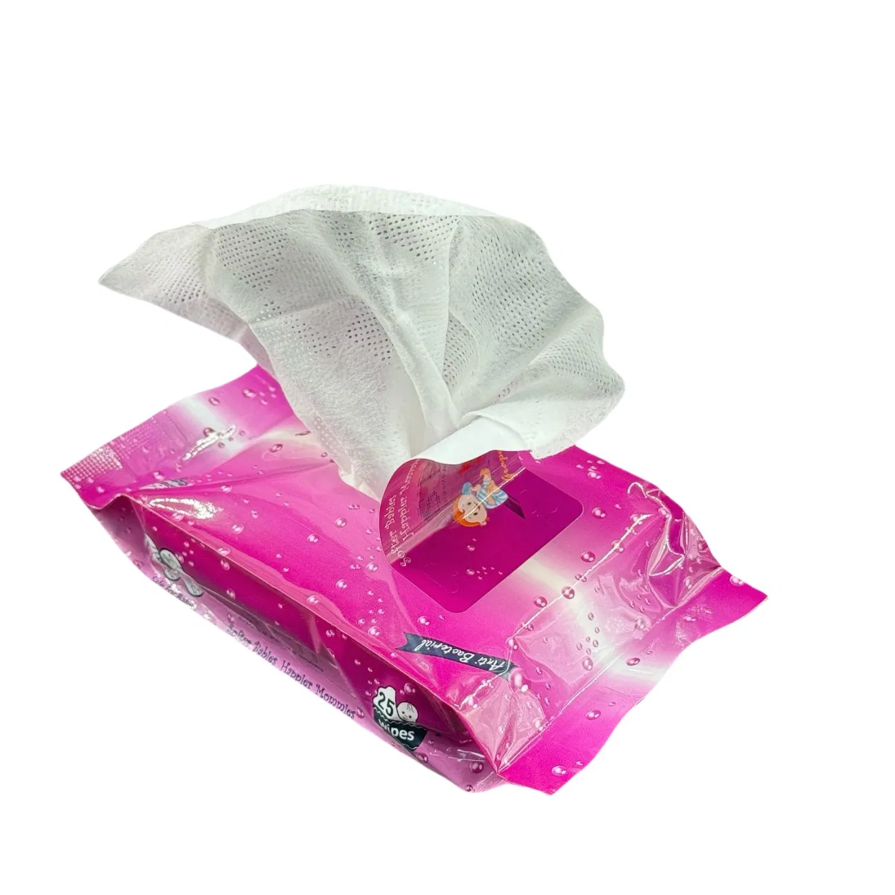 Toalhetes Umidificados Especiais de Não Tecidos Limpeza Nutritiva Sem Produtos Químicos Agressivos 100% Desinfecção de Bambu Fibra Macia Pele Sensível Ultra Conforto