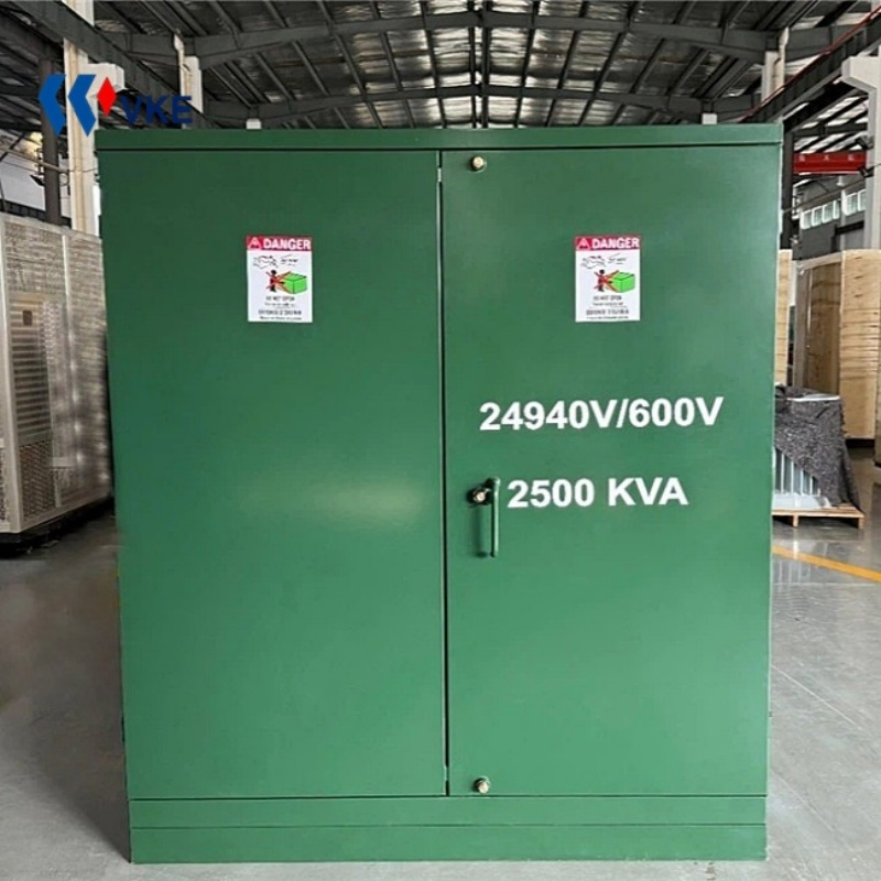Hot Sale 12.47kv Pad Mounted Transformer 50/100/150kVA 300kVA 120/240V Three Phase Transformers