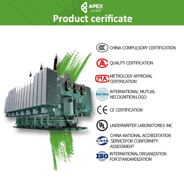 Three Phase High Voltage Oil Immersed Transformer