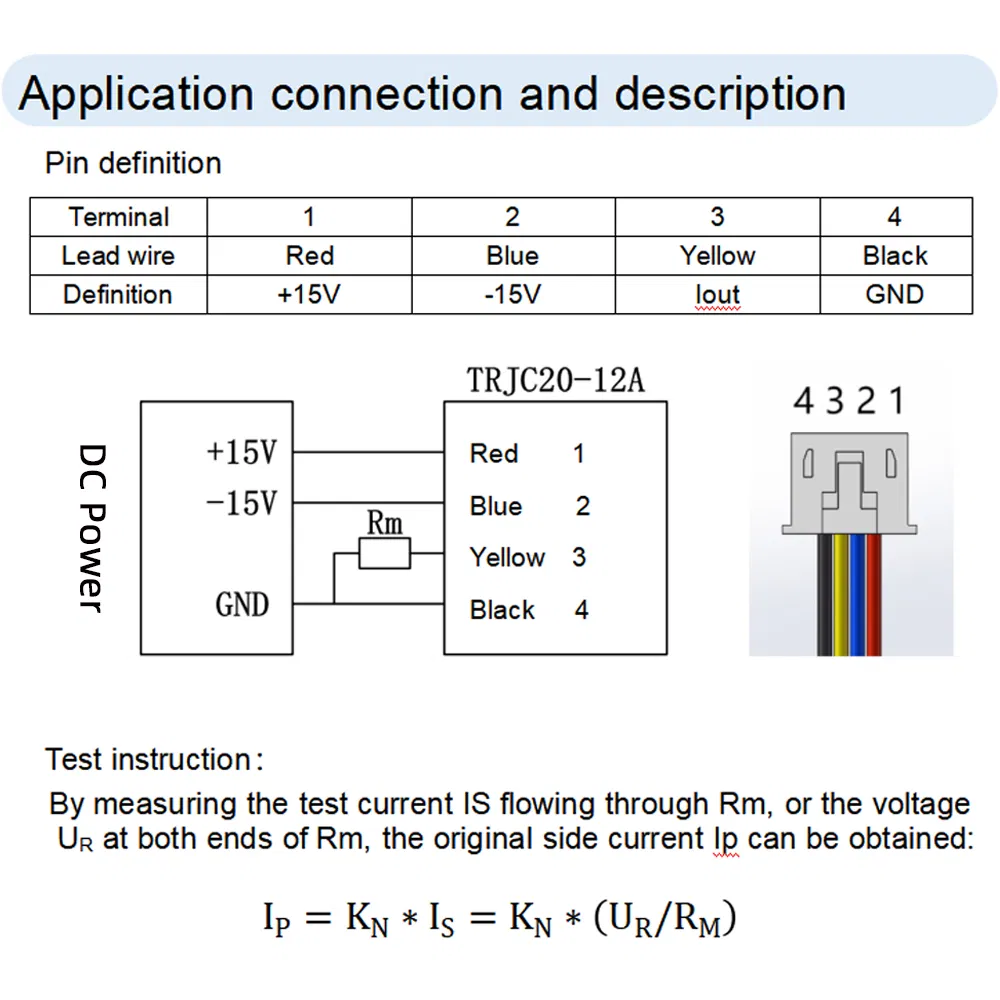 TR High Precision New Energy Monitoring and Measurement Using AC/DC Current Sensor Transformer Toroidal Current Transformer