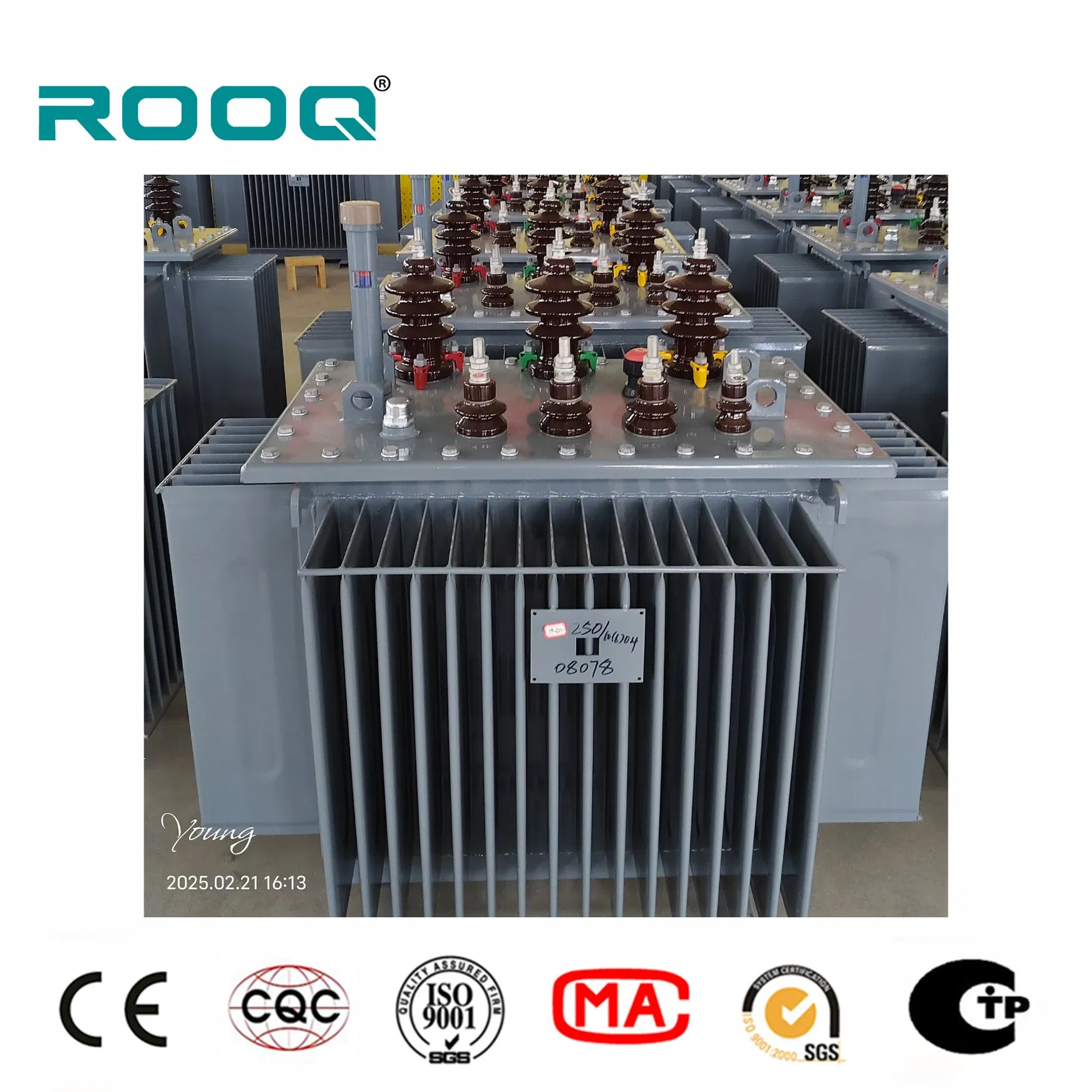 Distribution and Electrical Transformer Three Phase Oil-Immersed Transformer Fully Sealed Laminated Core Transformer 400kVA 10kv