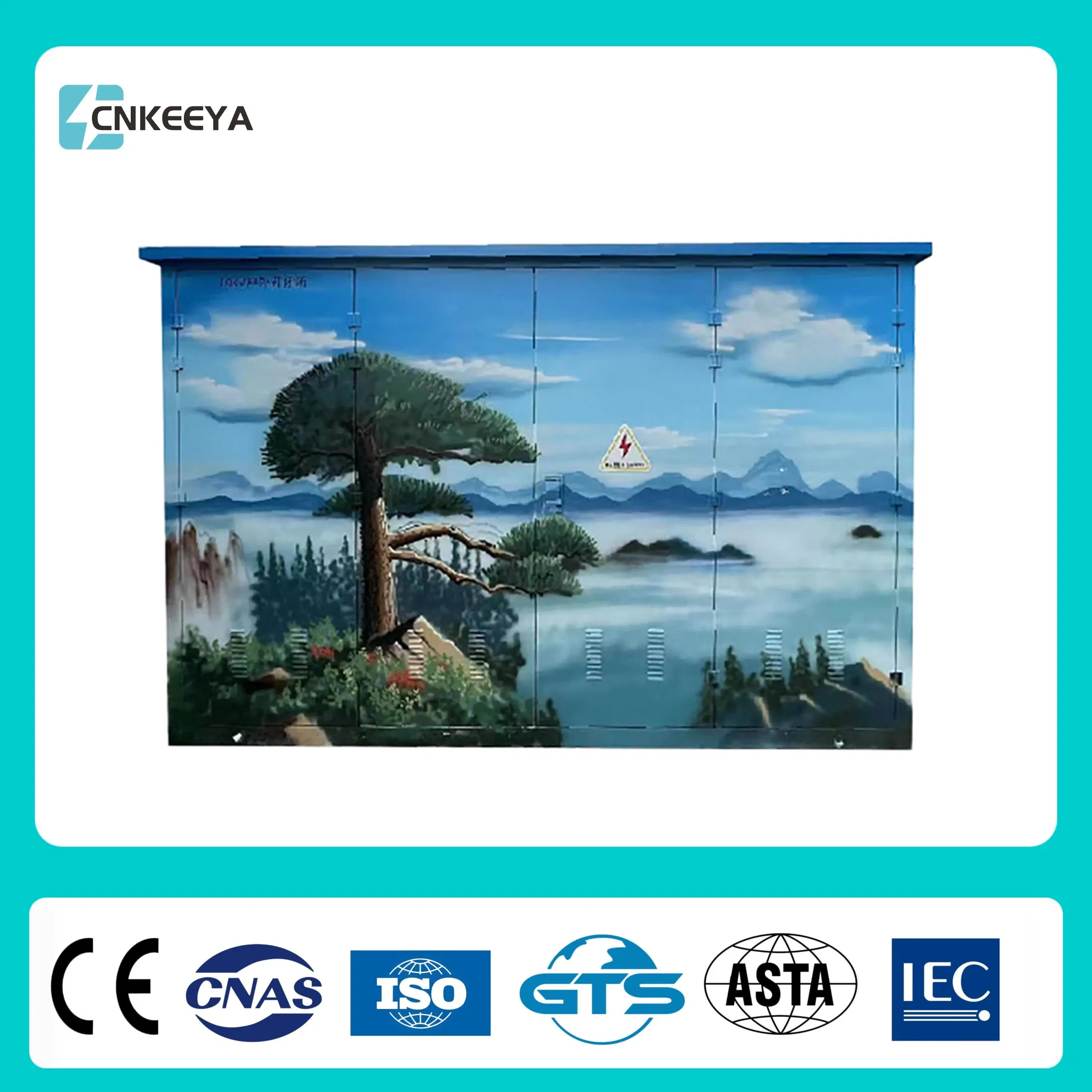 Cnkeeya 33kv 11kv 800kVA/ 630kVA Compact Prefabricated Electrical Substation with Oil/Dry Pad-Mounted Transformer