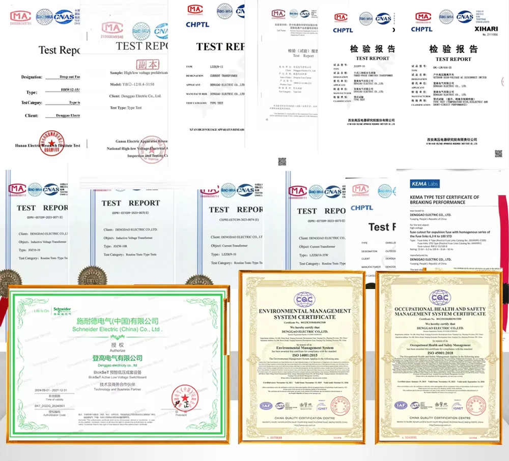 Certificates and Reports